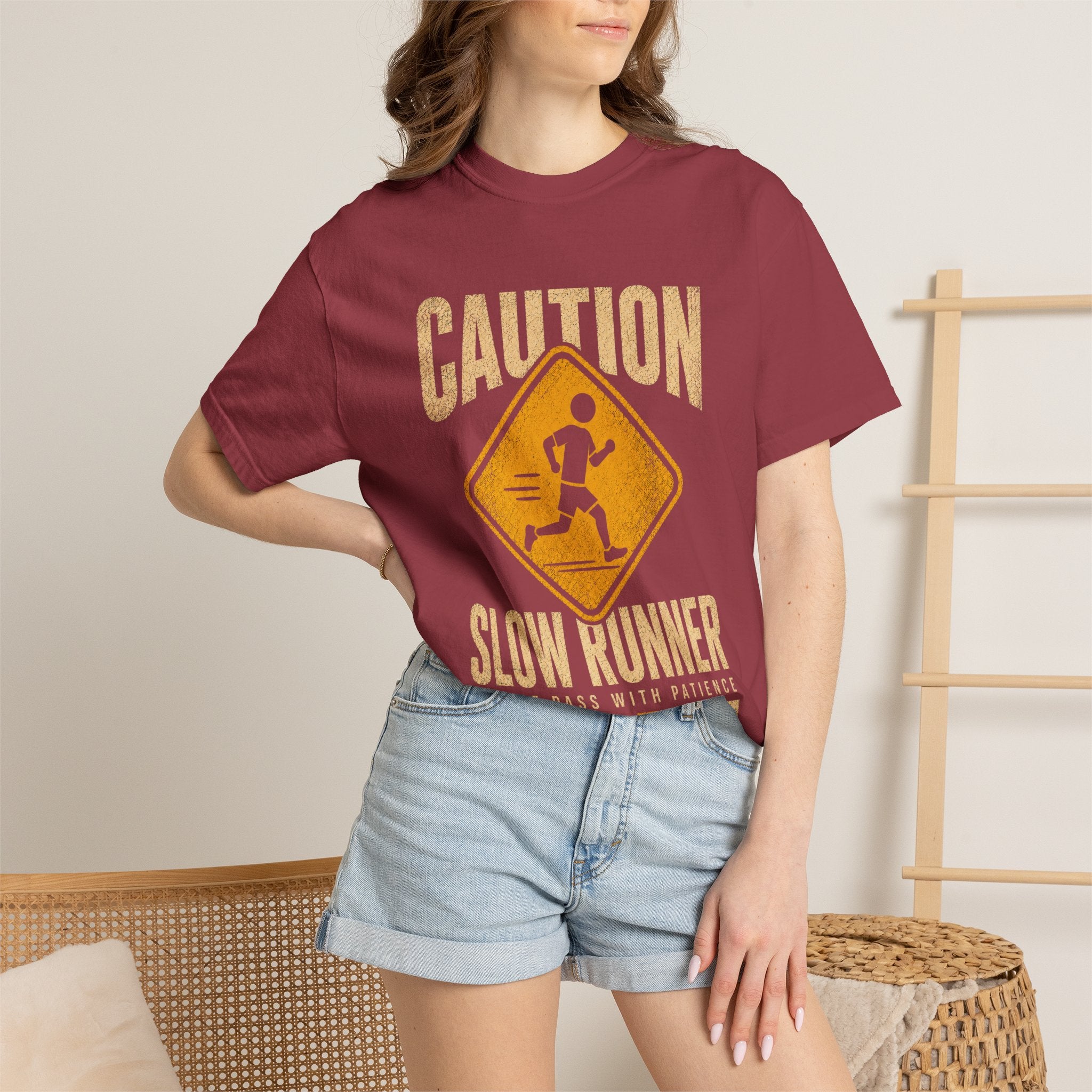 Caution Slow Runner T-shirt