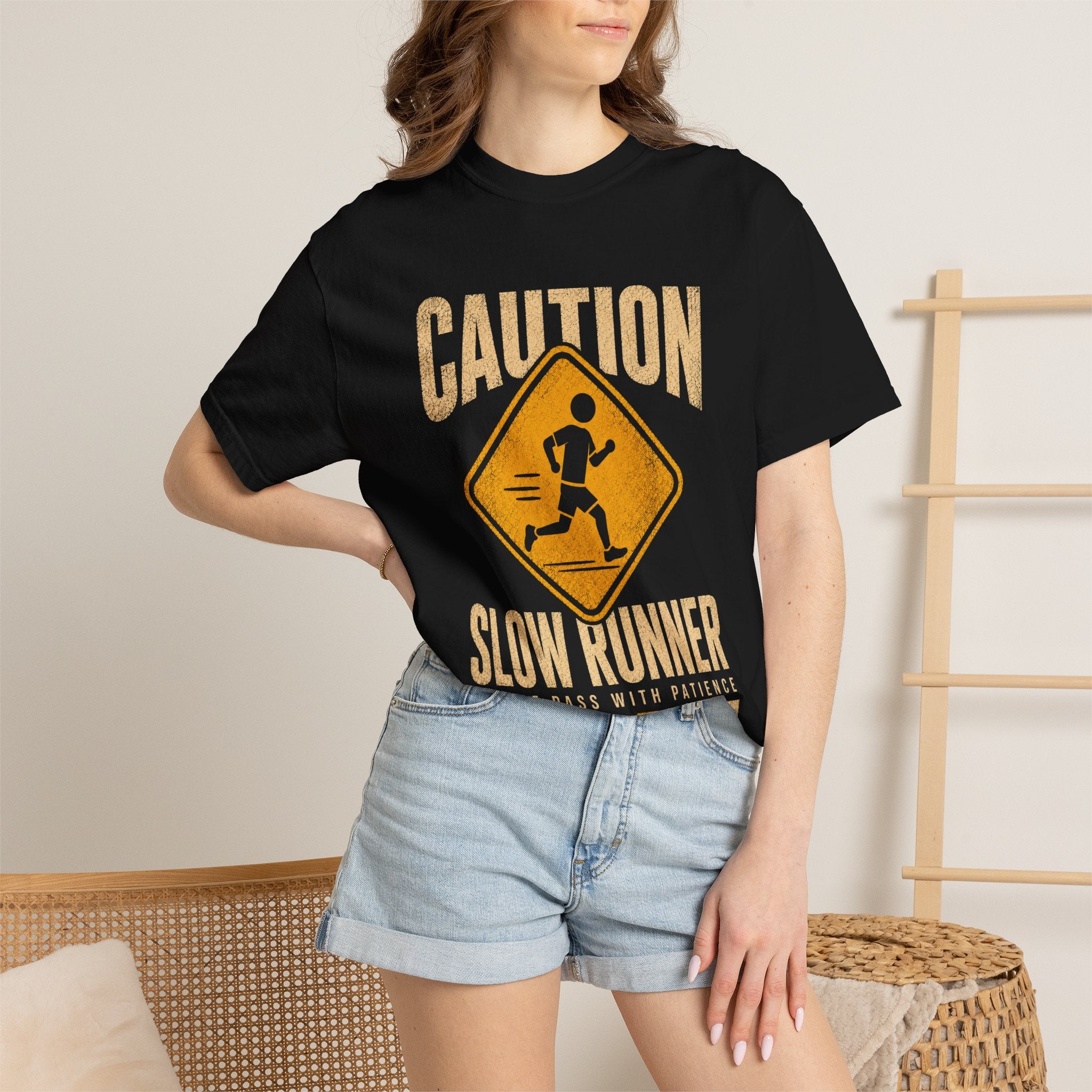 Caution Slow Runner T-shirt