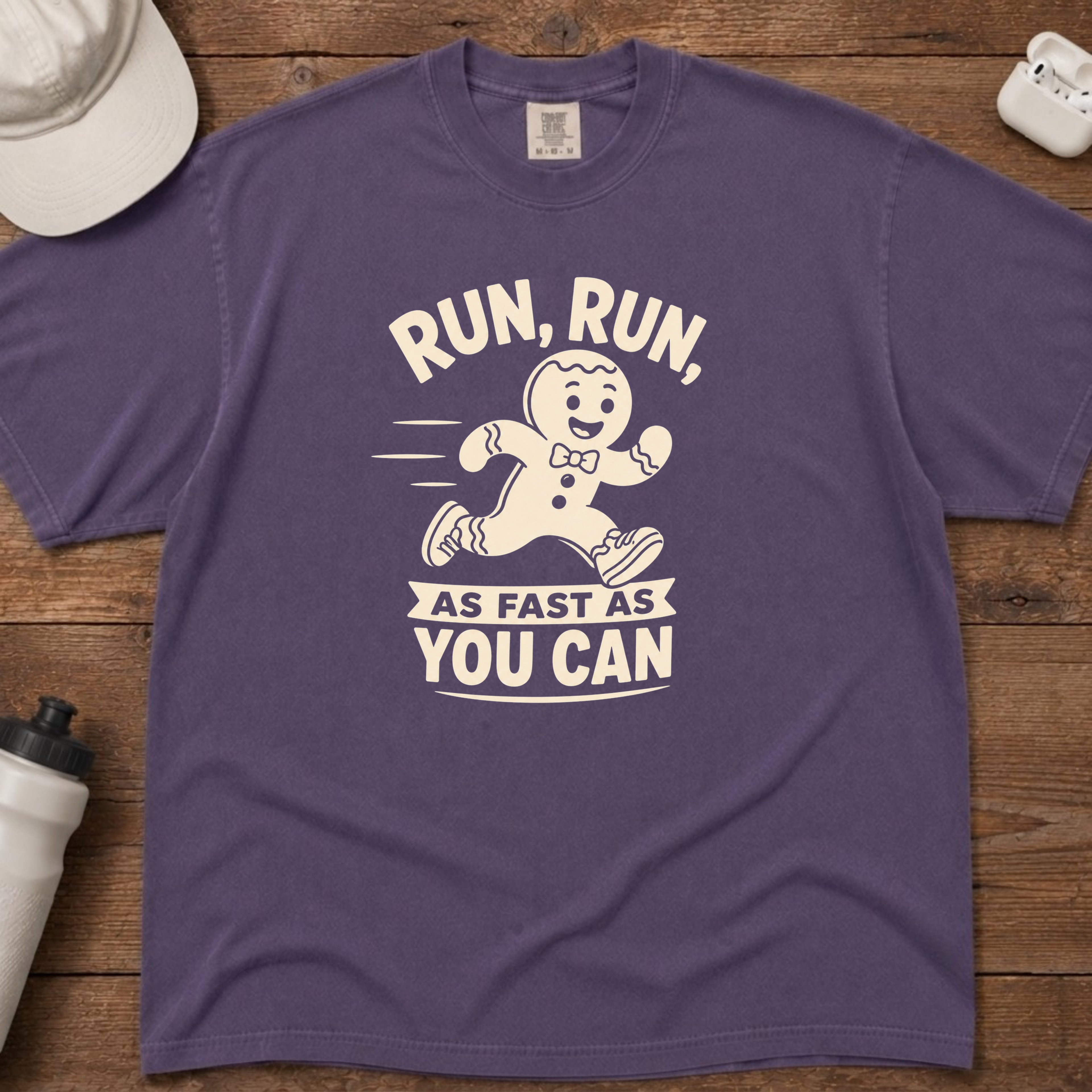 Run Run Gingerbread Man T-Shirt