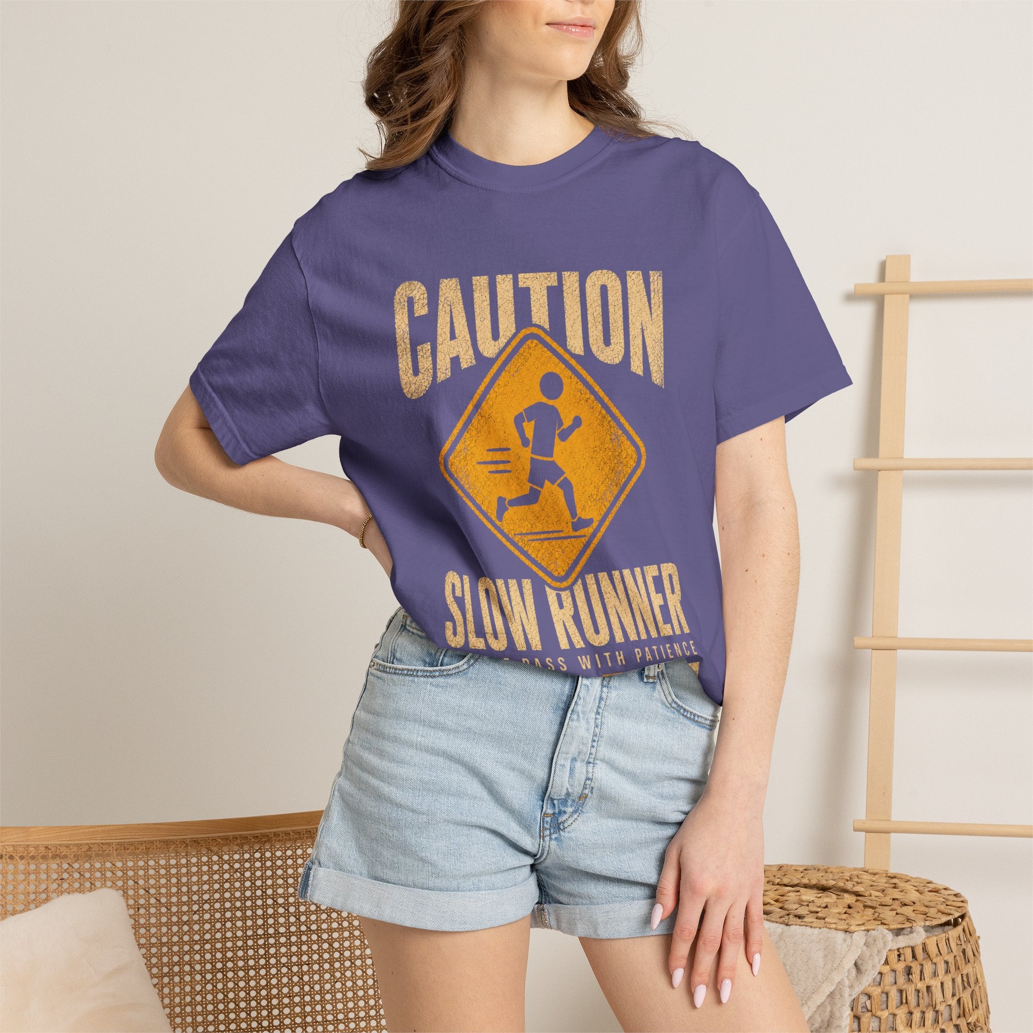 Caution Slow Runner T-shirt