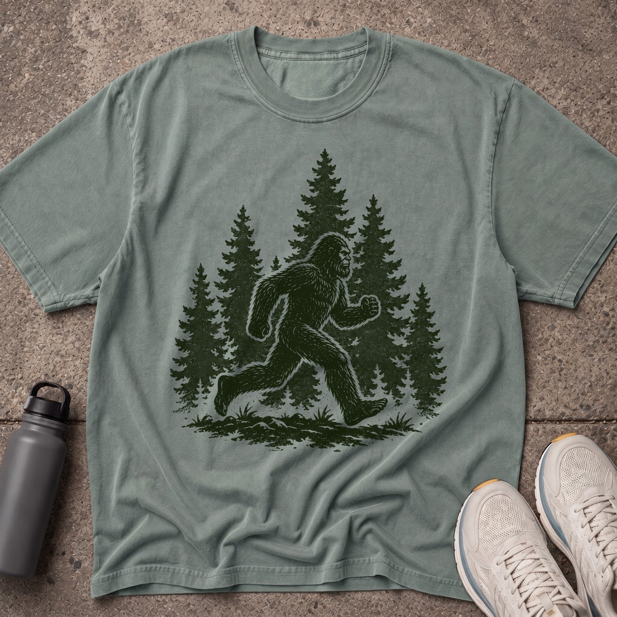 Bigfoot Runs T-Shirt