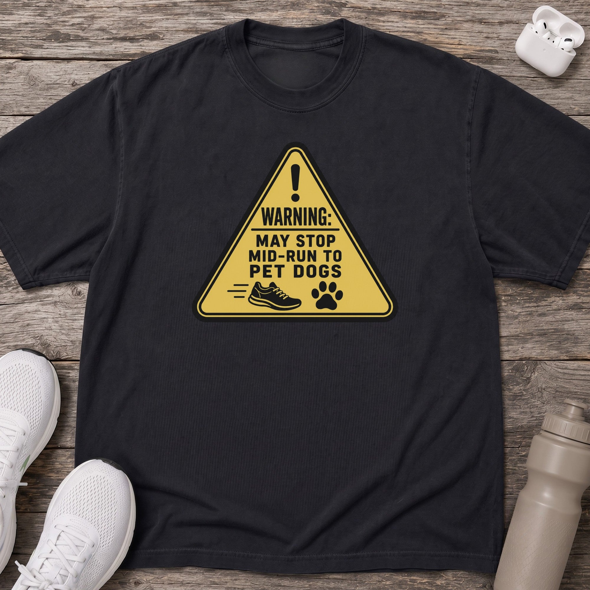 Warning May Pet Dogs T-Shirt