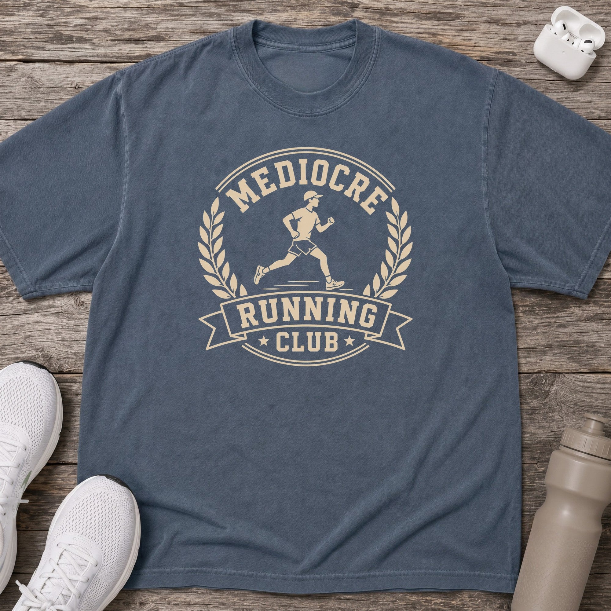 Mediocre Running Club Crest T-Shirt