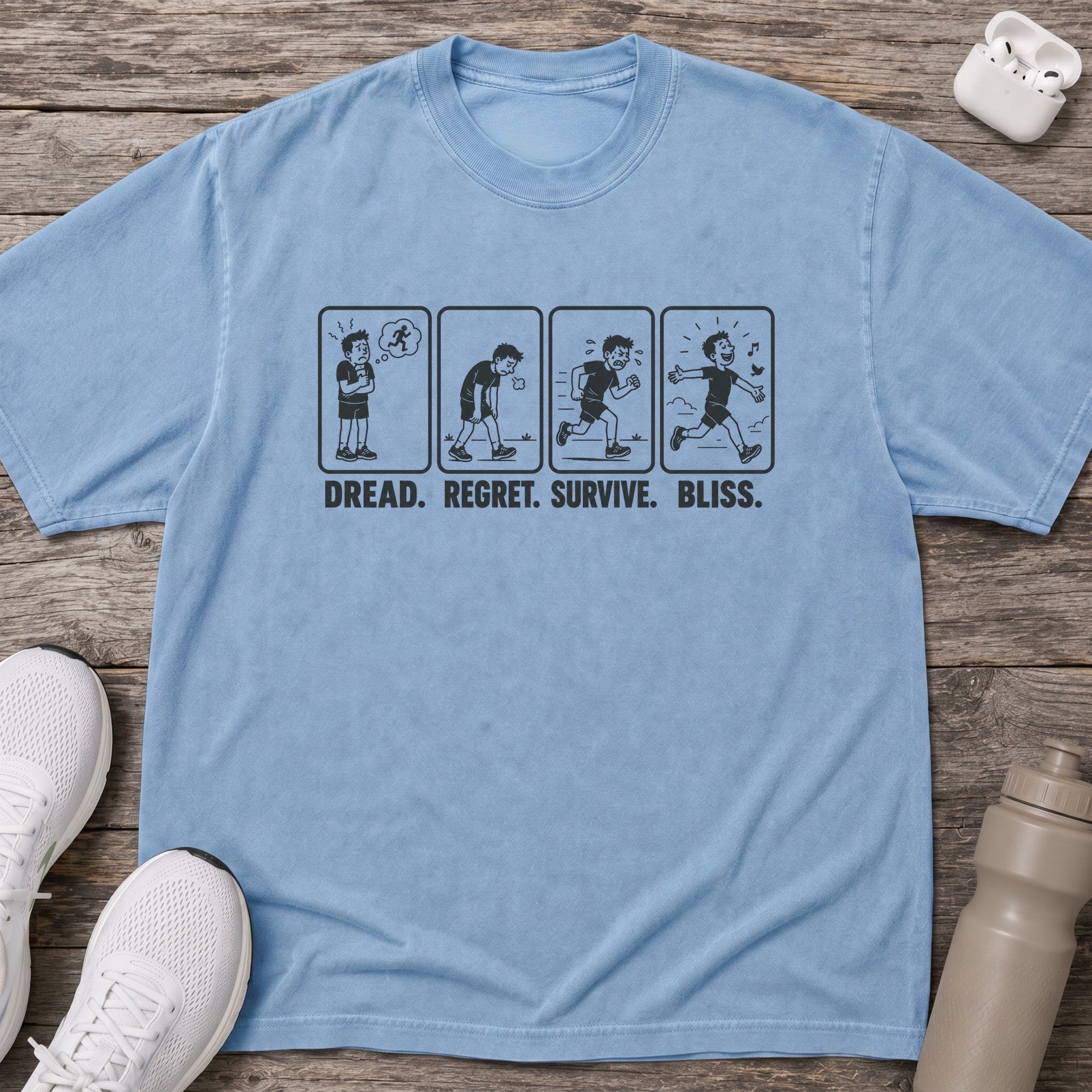 Stages of Running T-Shirt