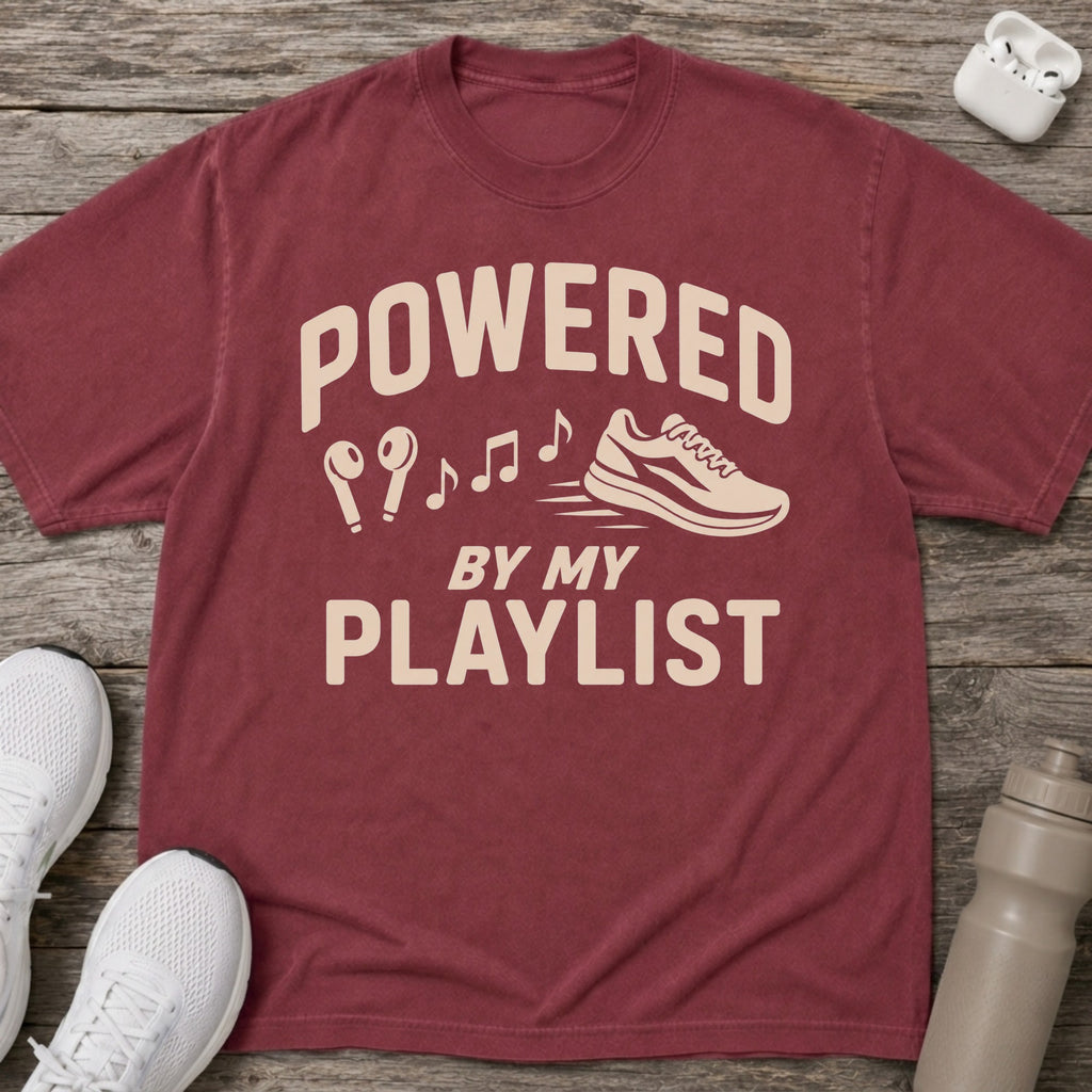 Powered by My Playlist T-shirt
