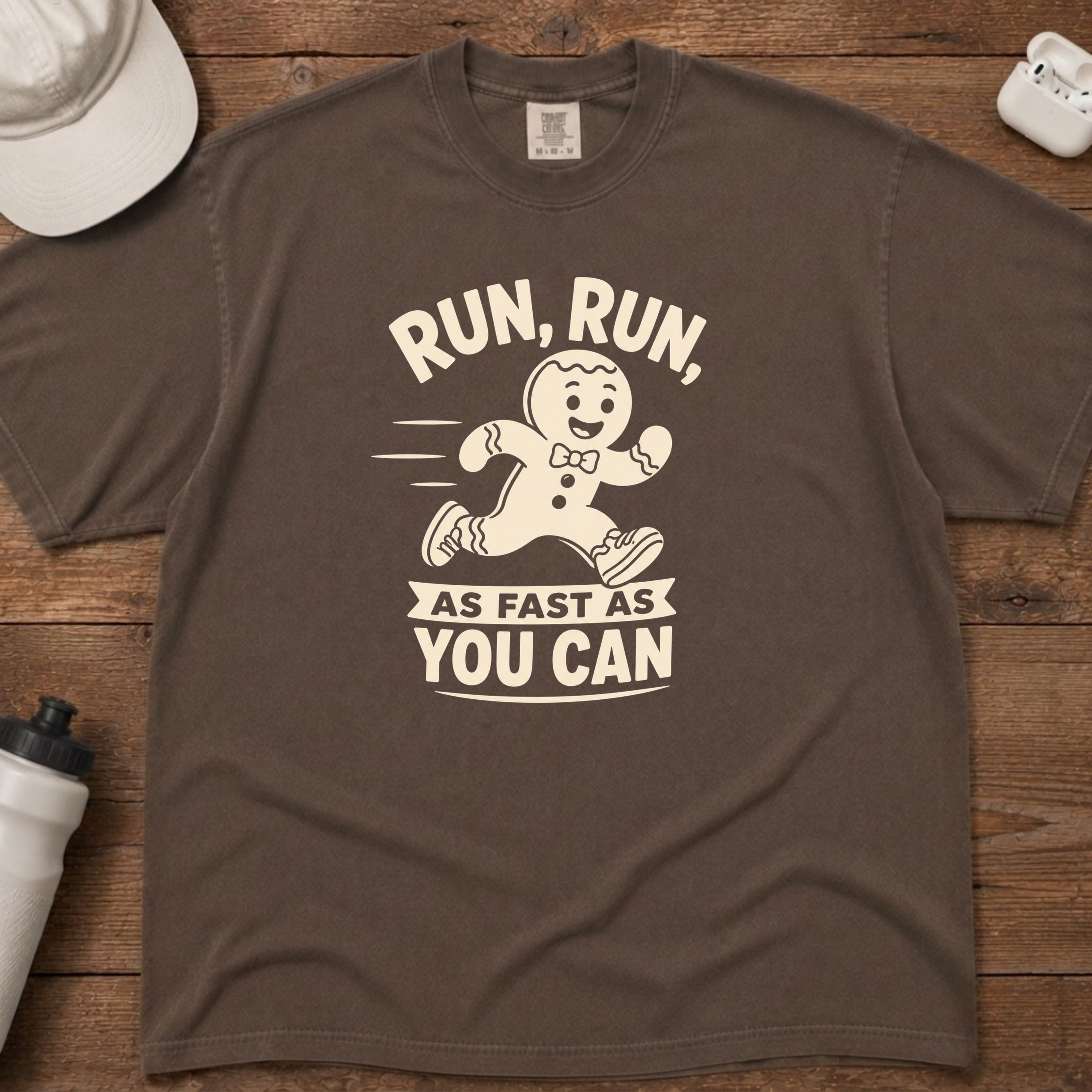 Run Run Gingerbread Man T-Shirt