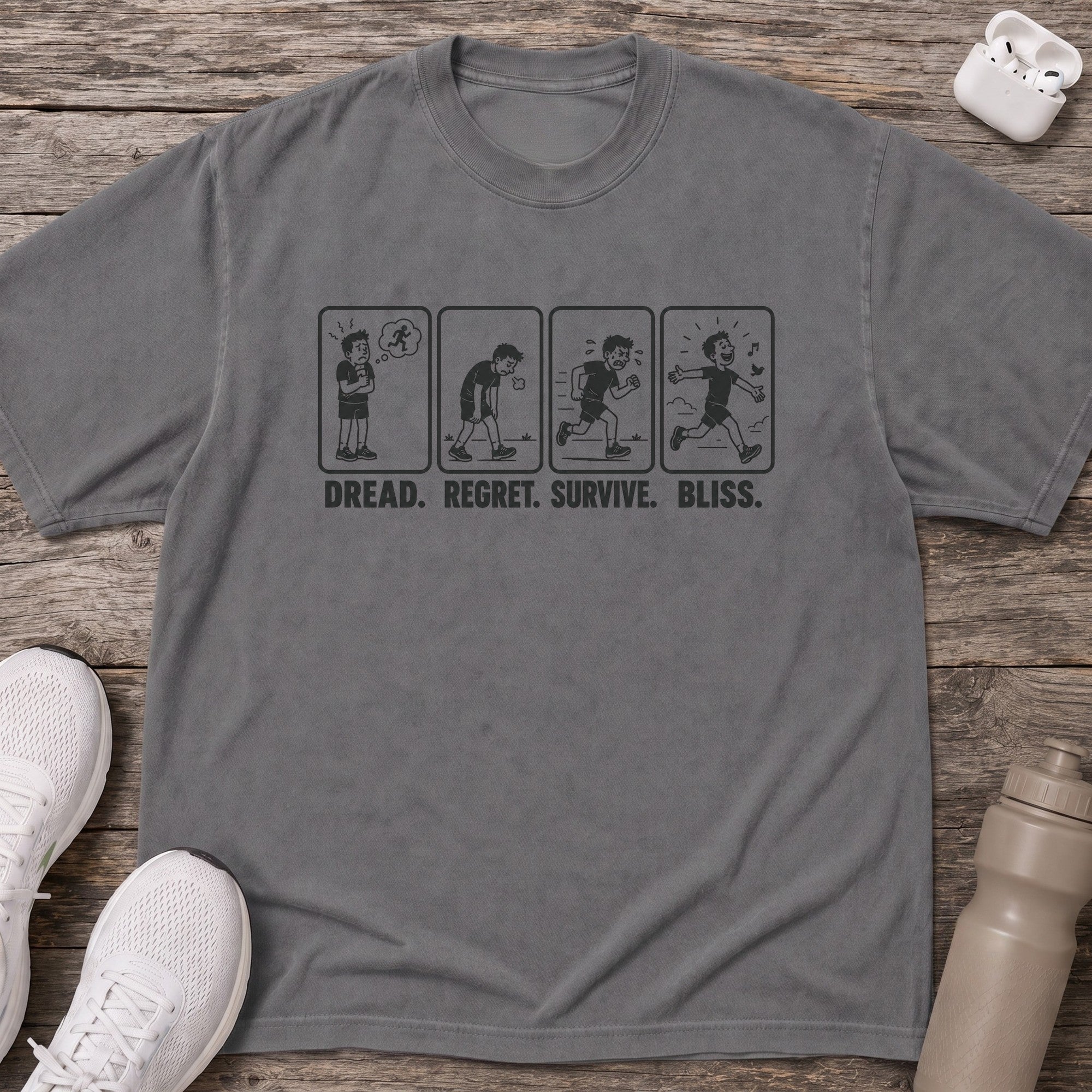 Stages of Running T-Shirt