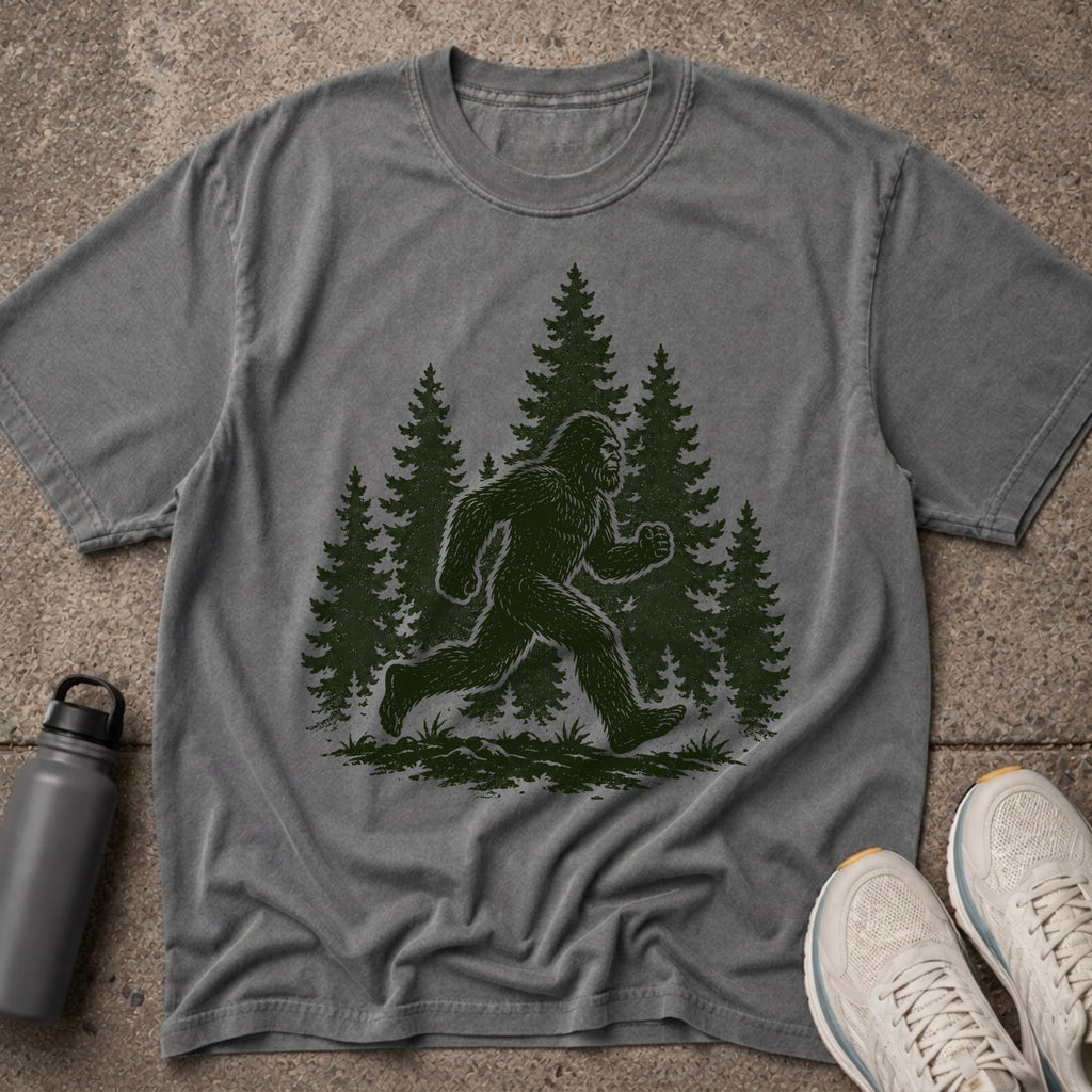 Bigfoot Runs T-Shirt