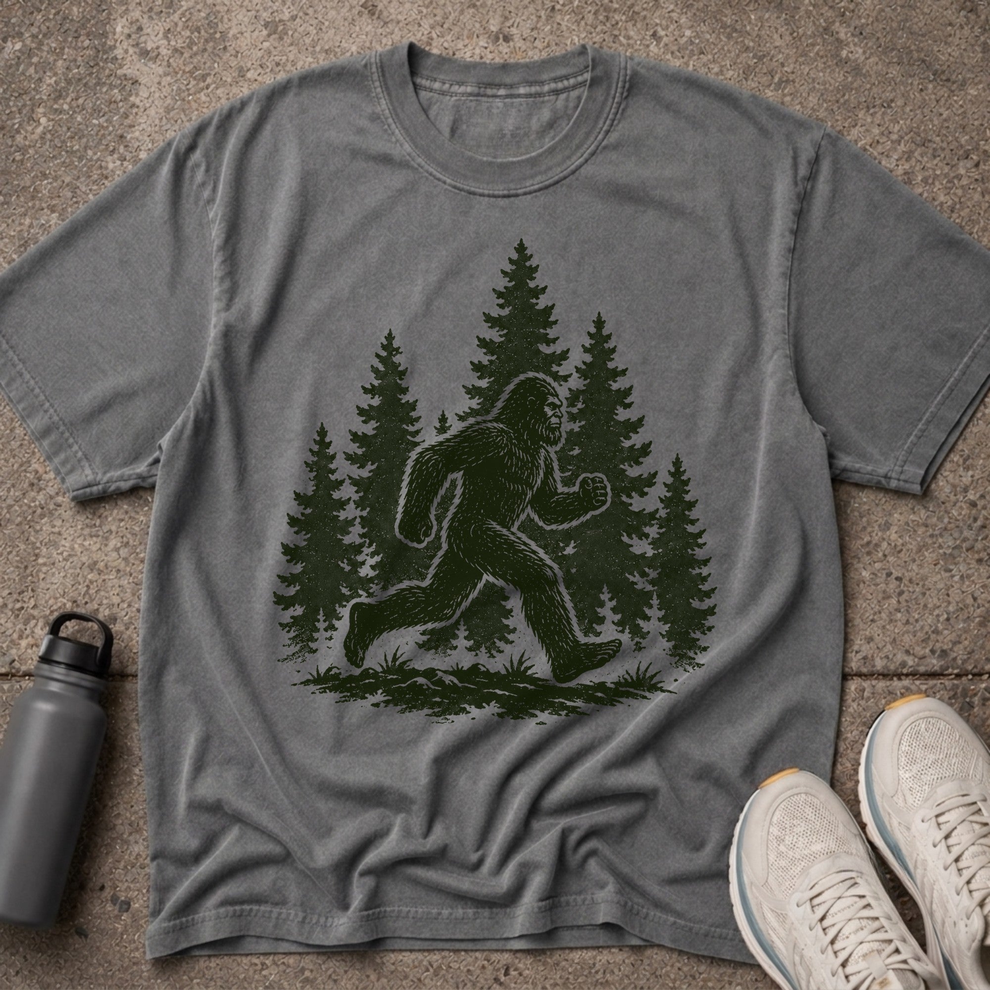 Bigfoot Runs T-Shirt