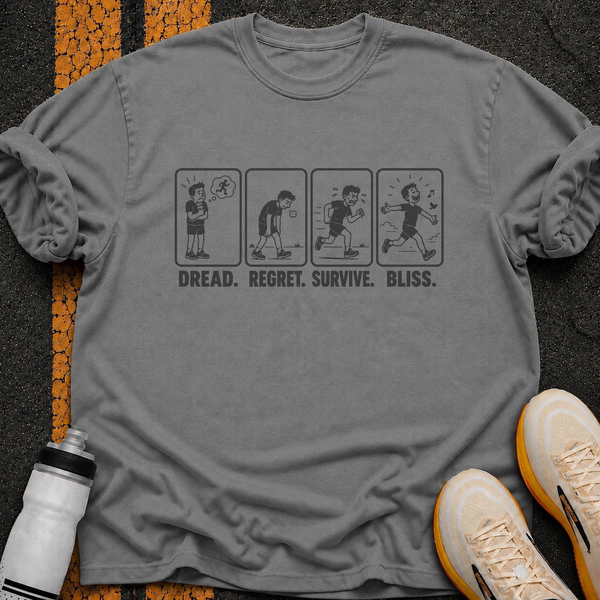 Stages of Running T-Shirt