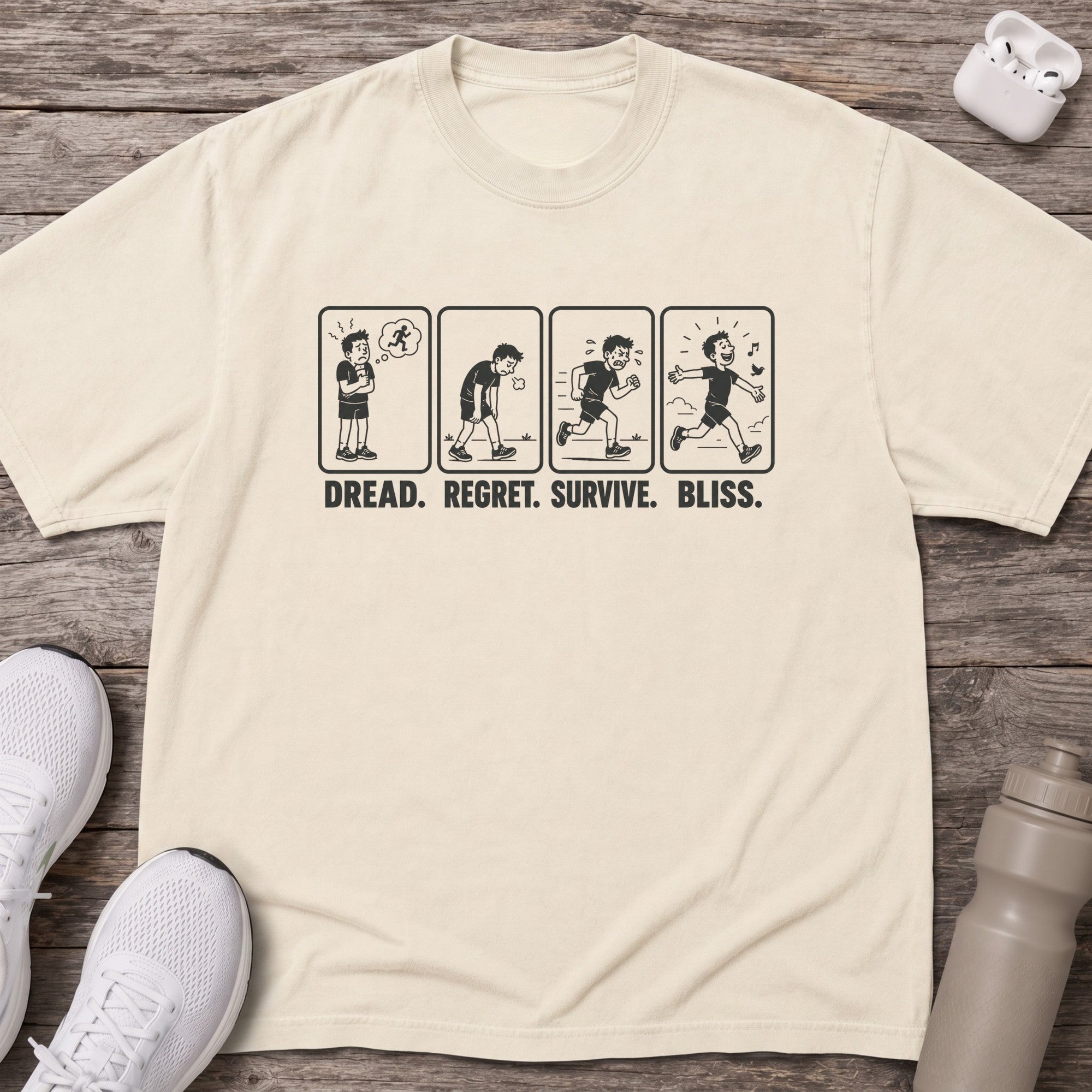 Stages of Running T-Shirt