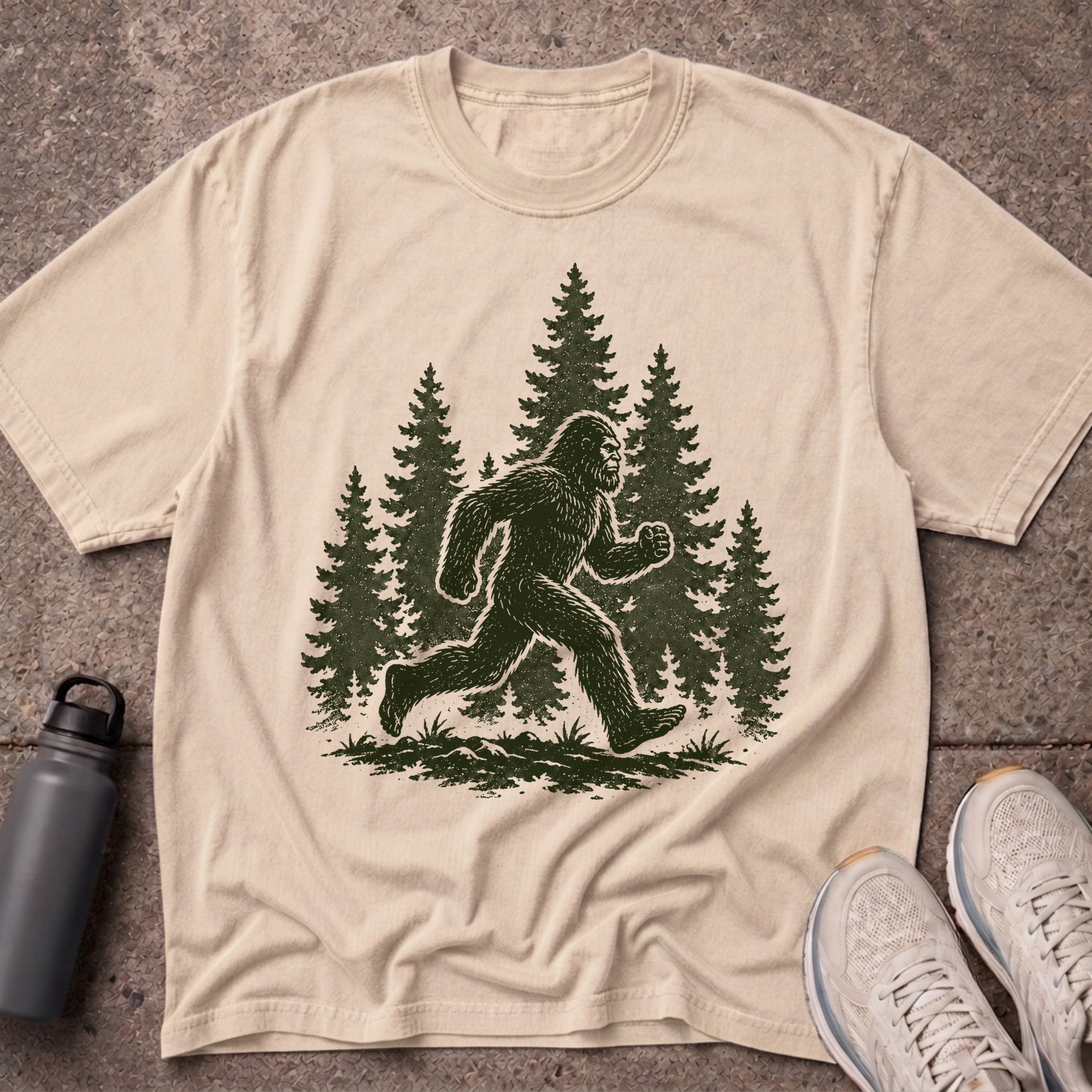 Bigfoot Runs T-Shirt