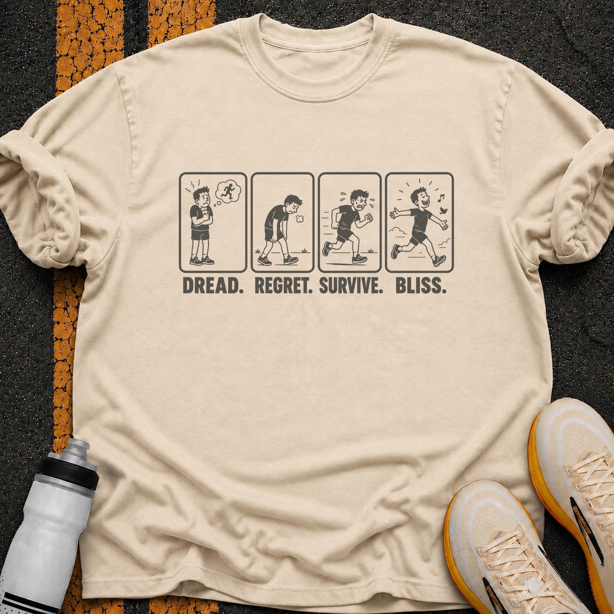 Stages of Running T-Shirt