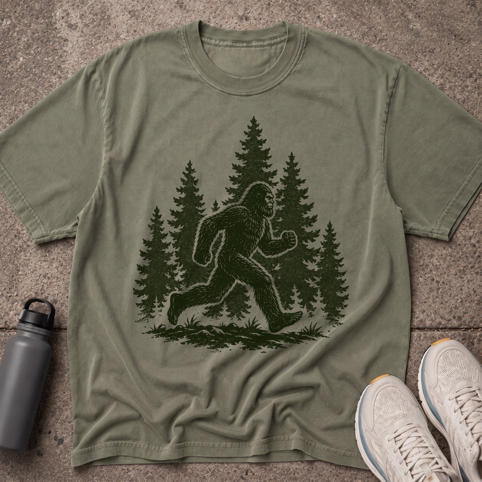 Bigfoot Runs T-Shirt