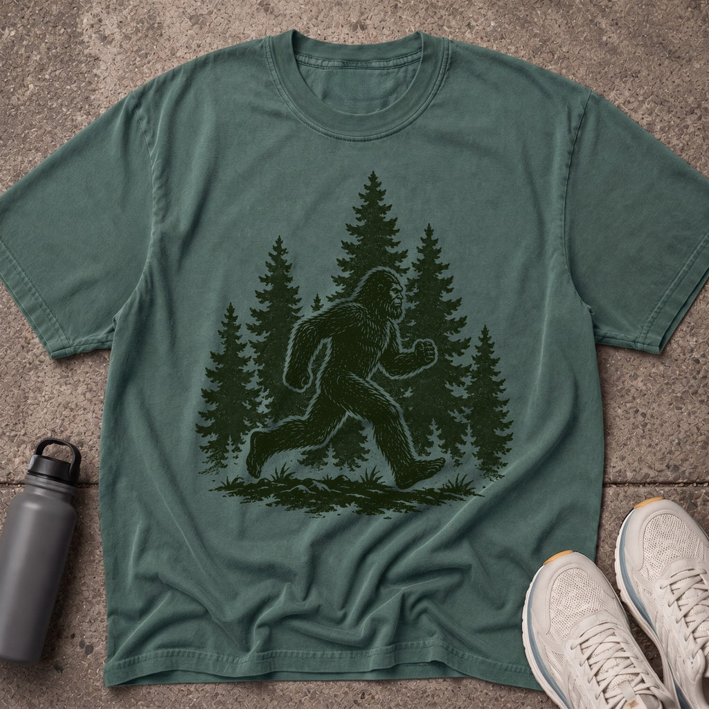 Bigfoot Runs T-Shirt