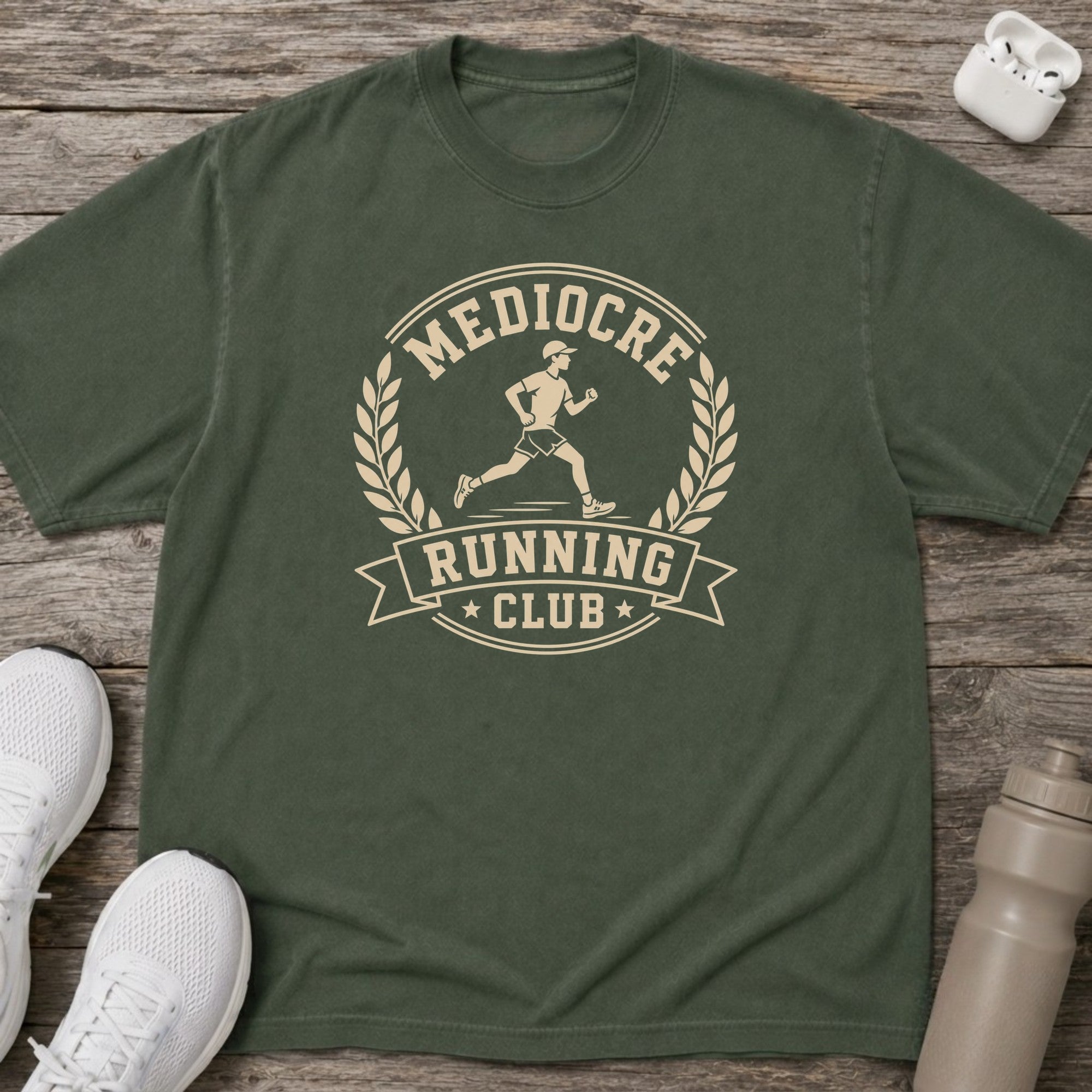 Mediocre Running Club Crest T-Shirt
