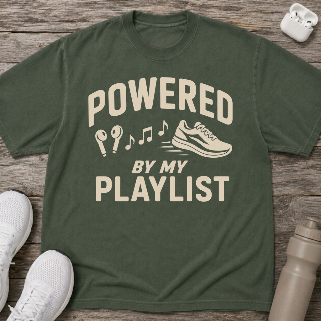 Powered by My Playlist T-shirt