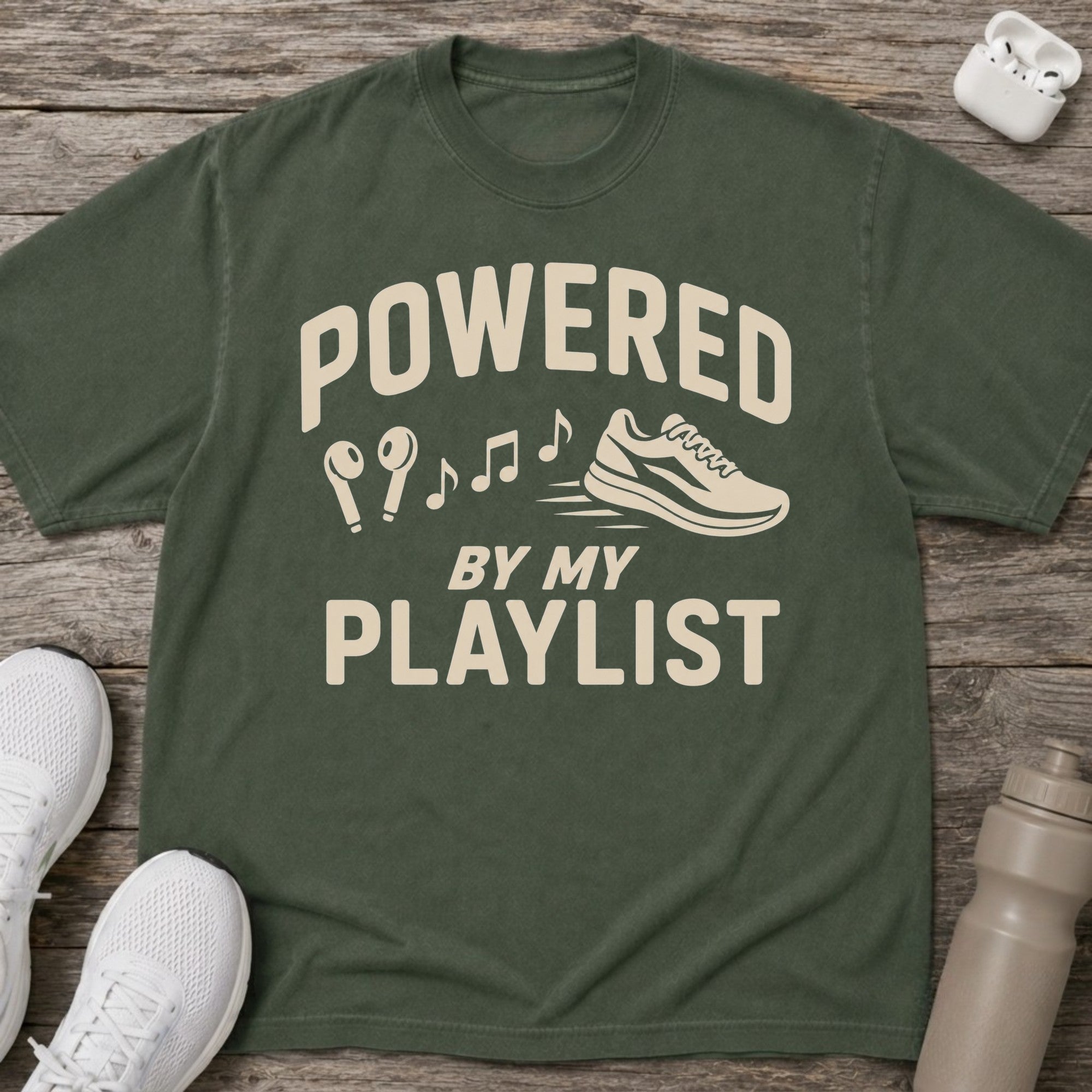 Powered by My Playlist T-shirt
