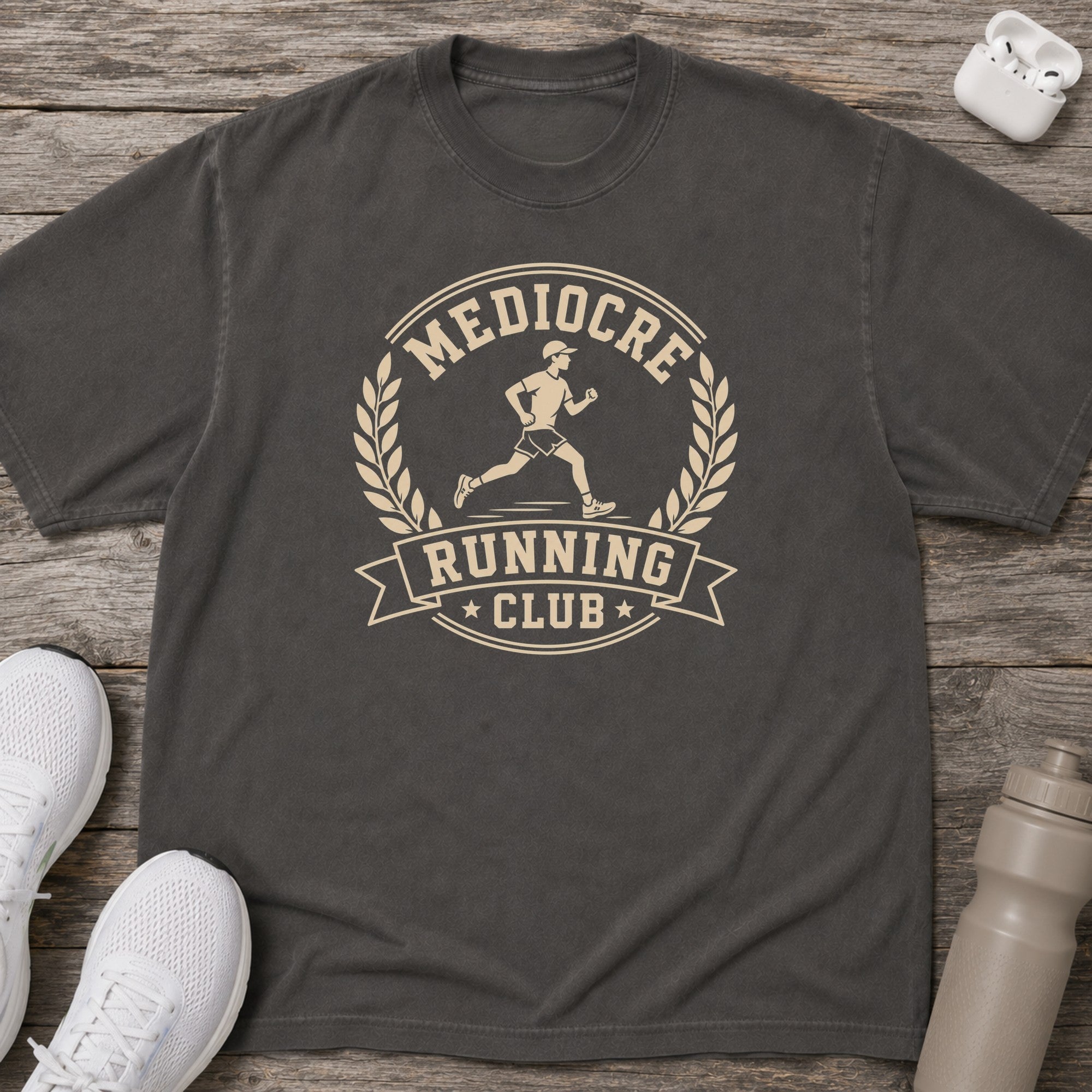 Mediocre Running Club Crest T-Shirt