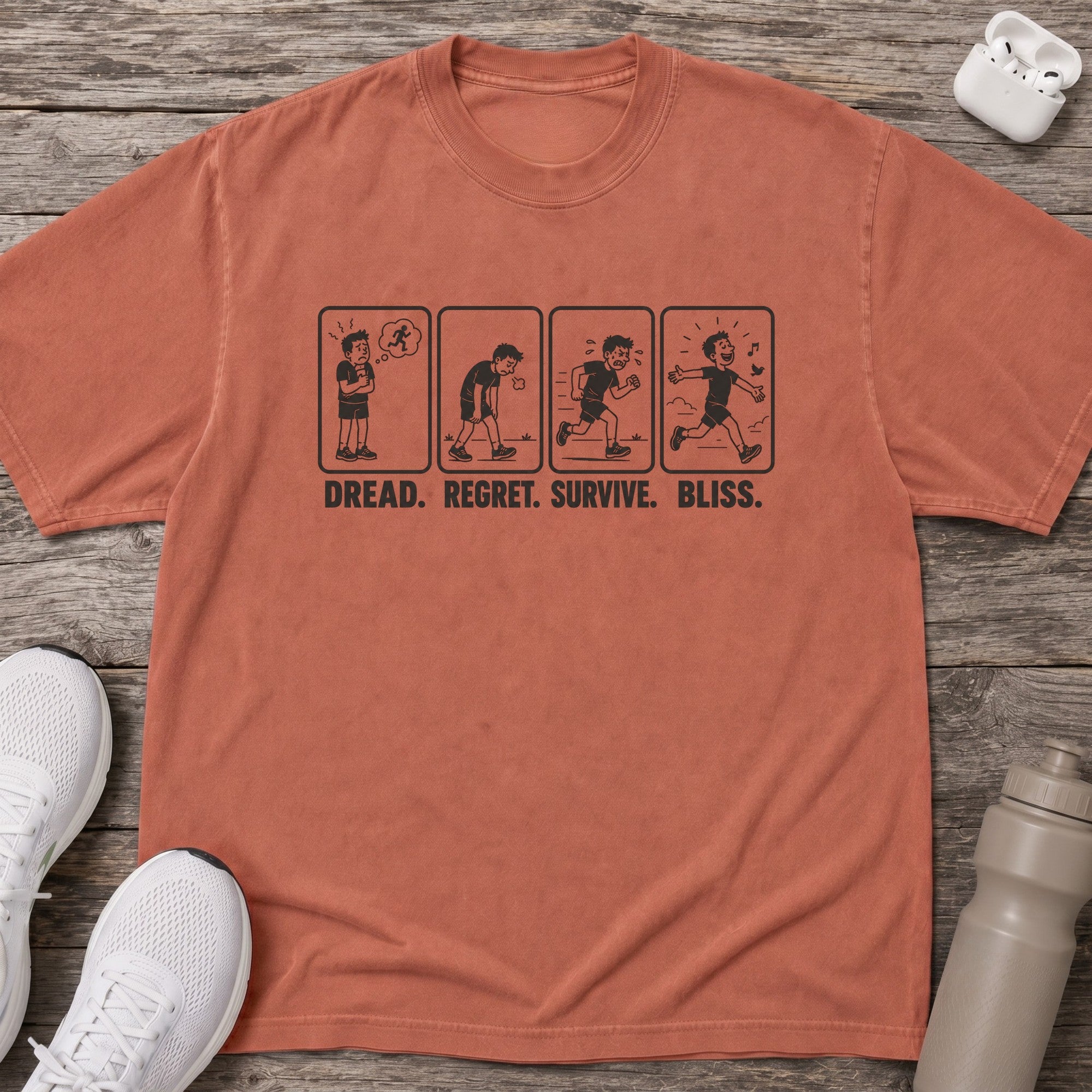 Stages of Running T-Shirt