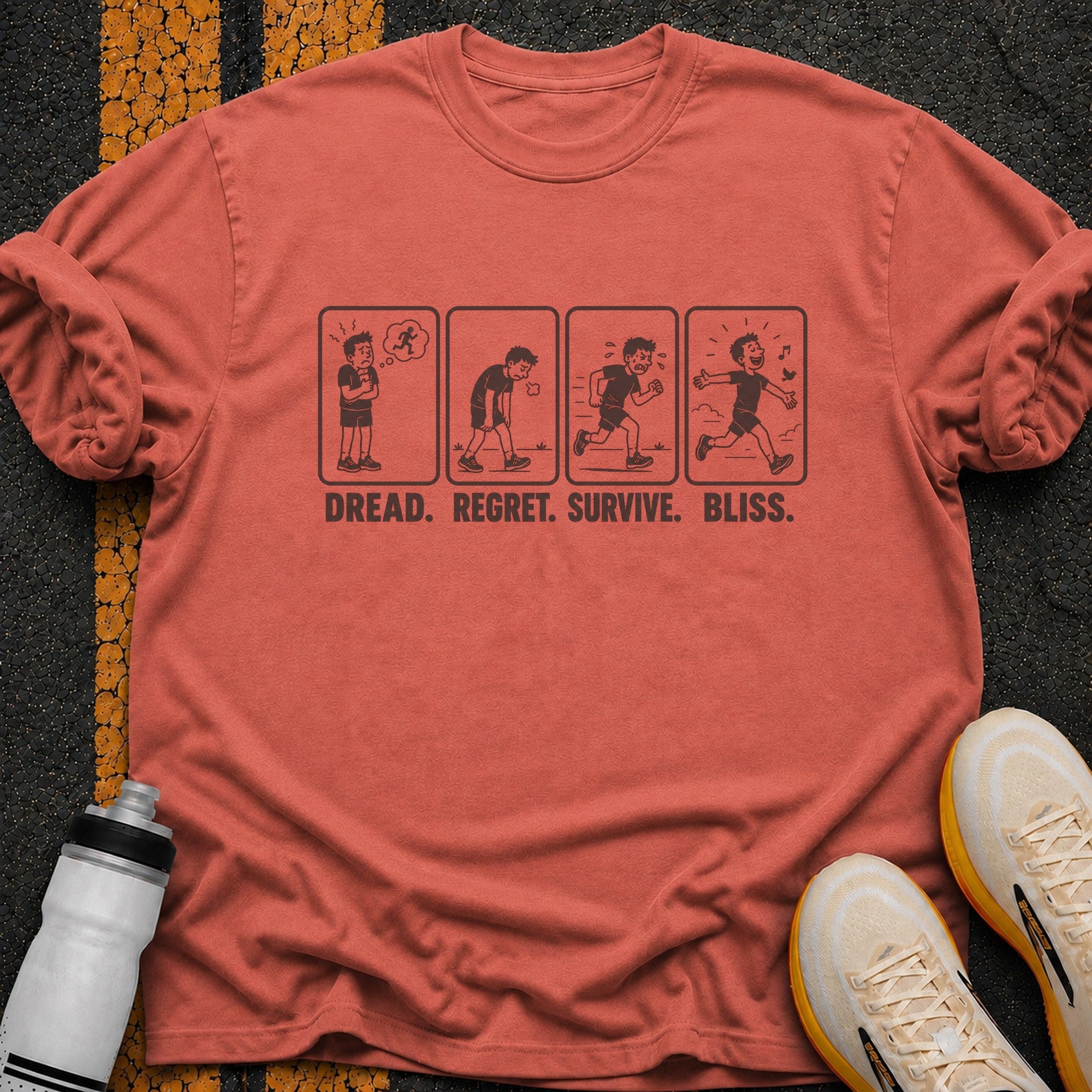 Stages of Running T-Shirt