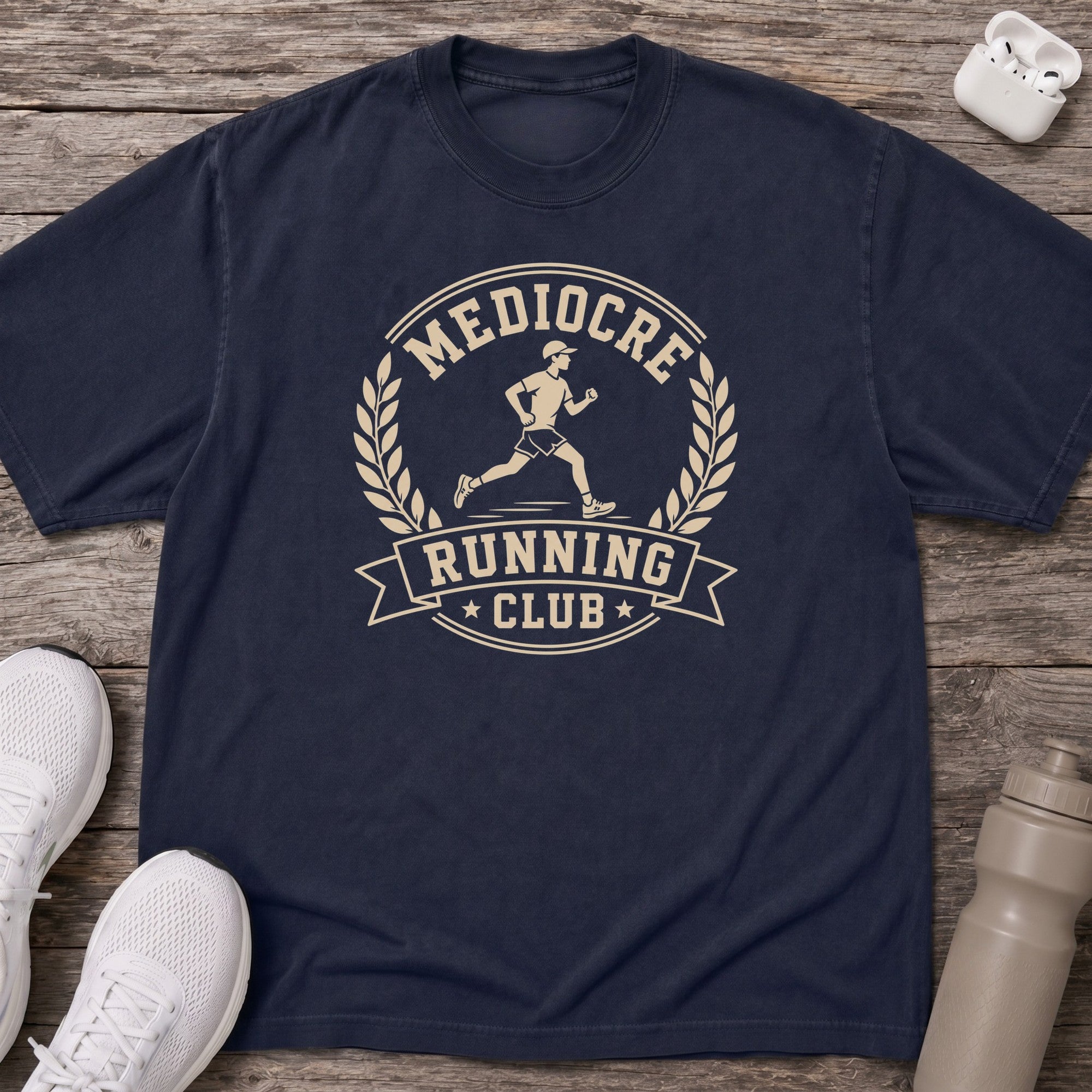 Mediocre Running Club Crest T-Shirt