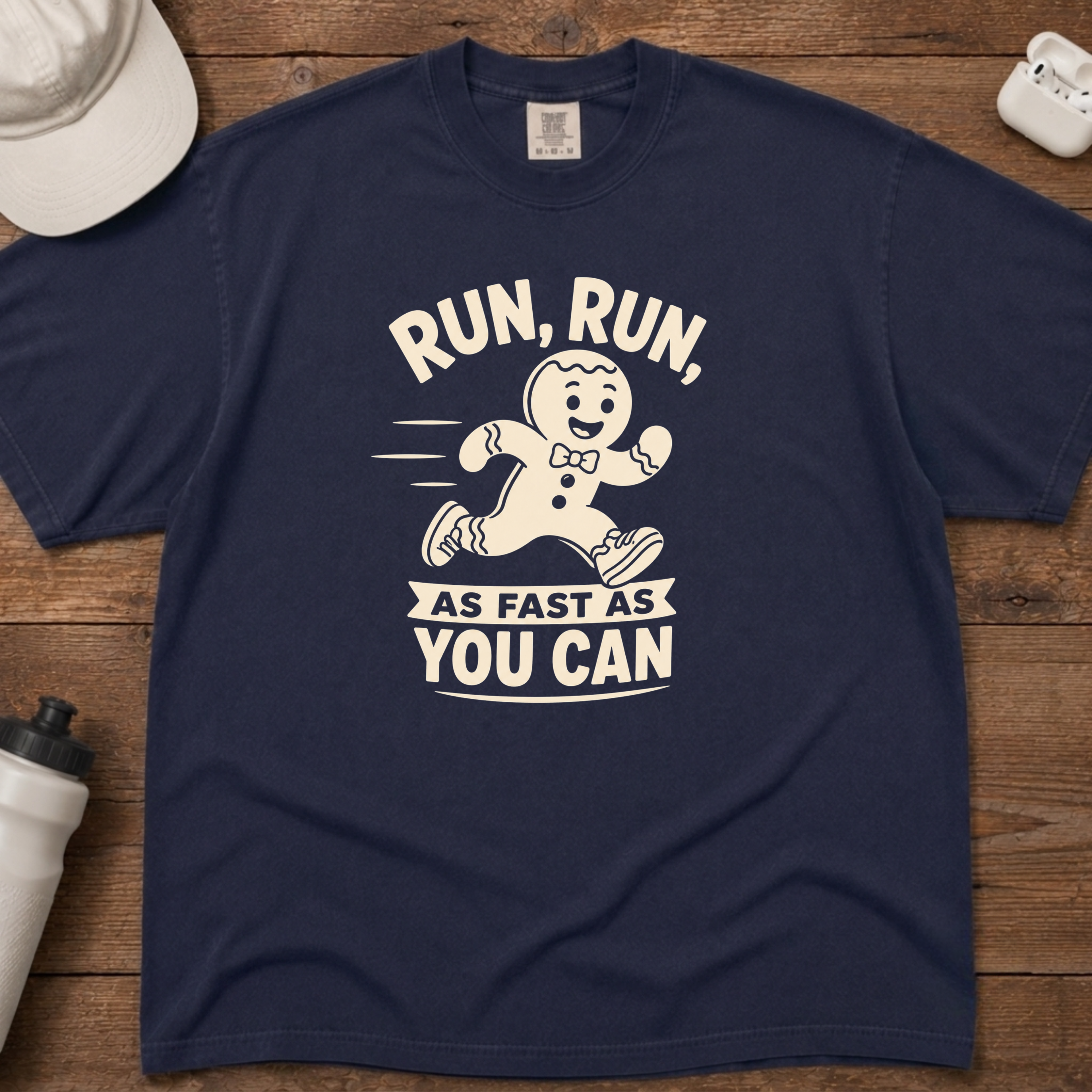 Run Run Gingerbread Man T-Shirt
