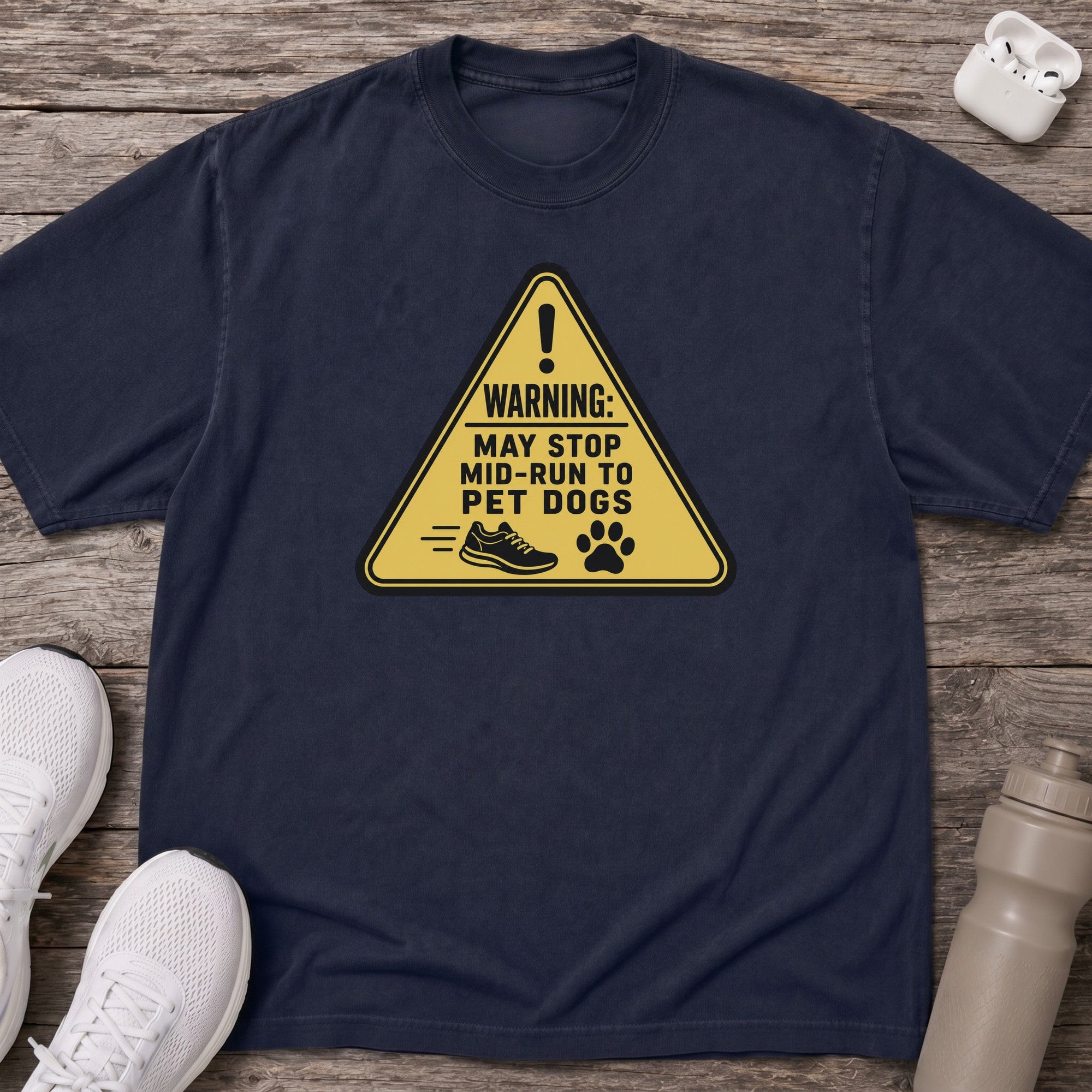 Warning May Pet Dogs T-Shirt