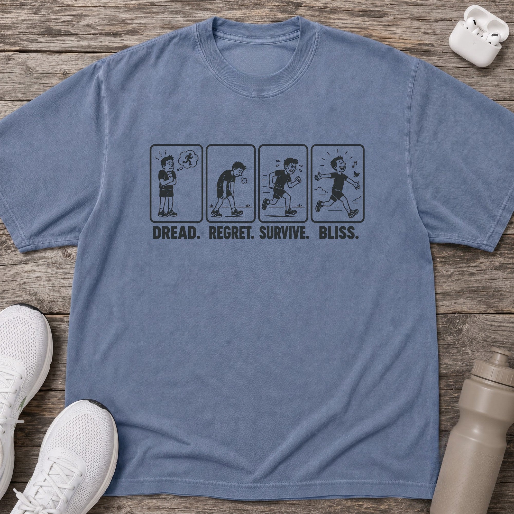 Stages of Running T-Shirt