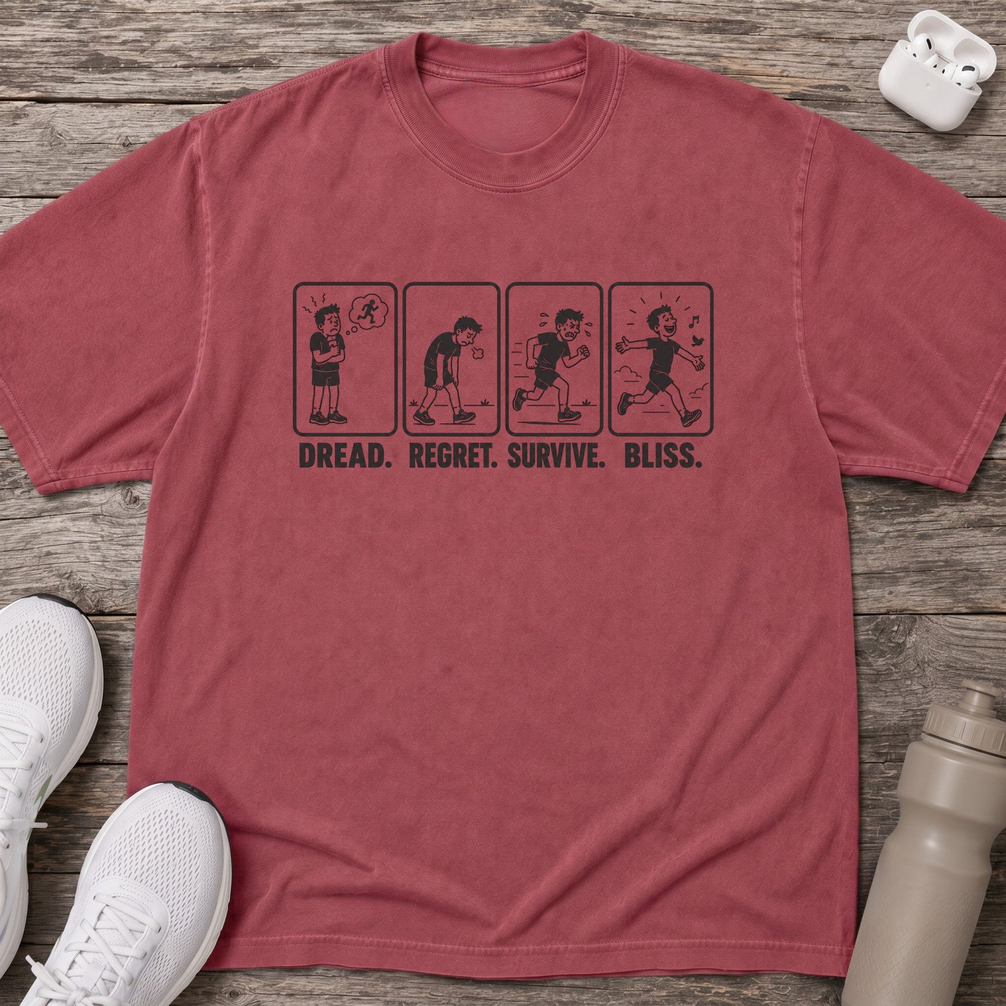 Stages of Running T-Shirt