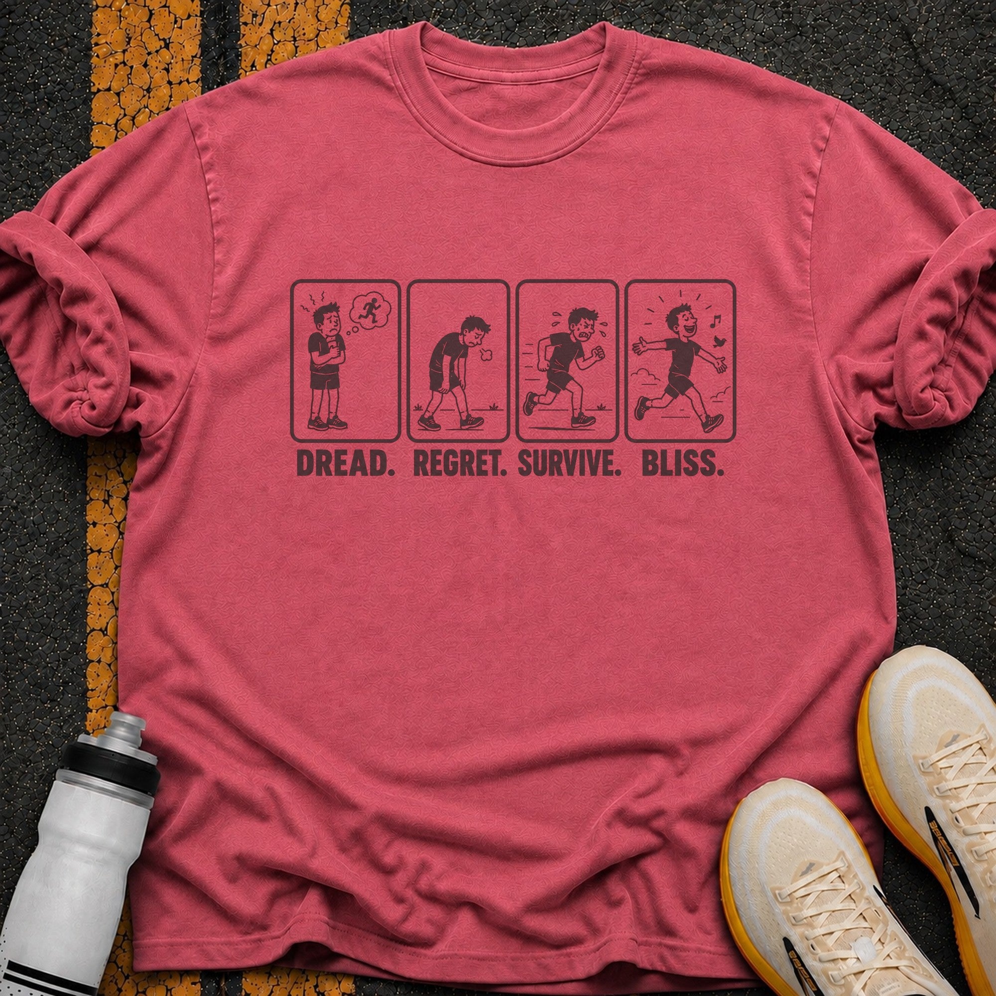 Stages of Running T-Shirt